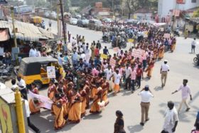 aktionboernehjaelp indien støt uddannelse rettigheder Rally event tamilnadu