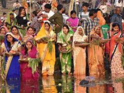 Aktion børnehjælp Indien guder Chhath puja